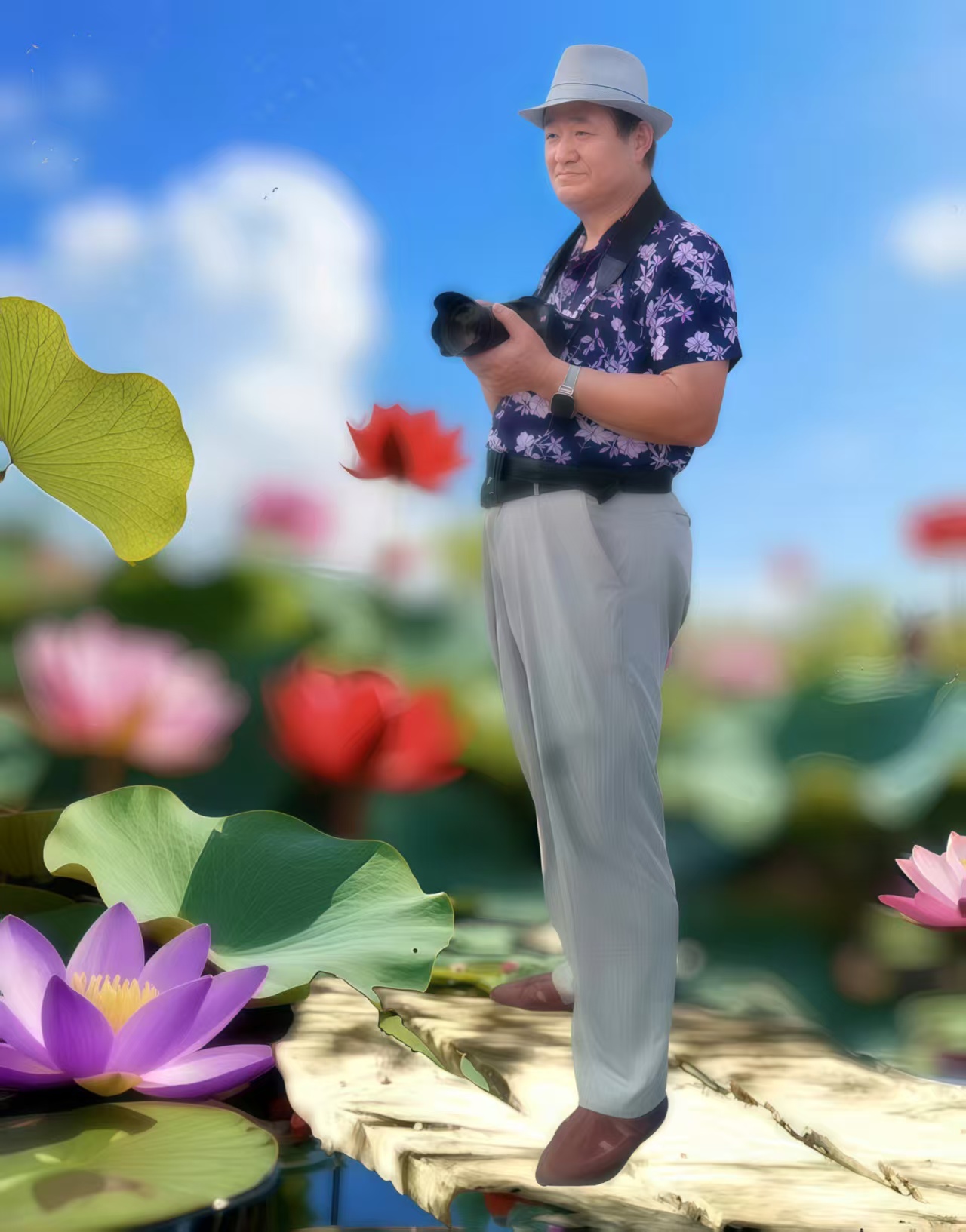 荷香陶醉八二翁