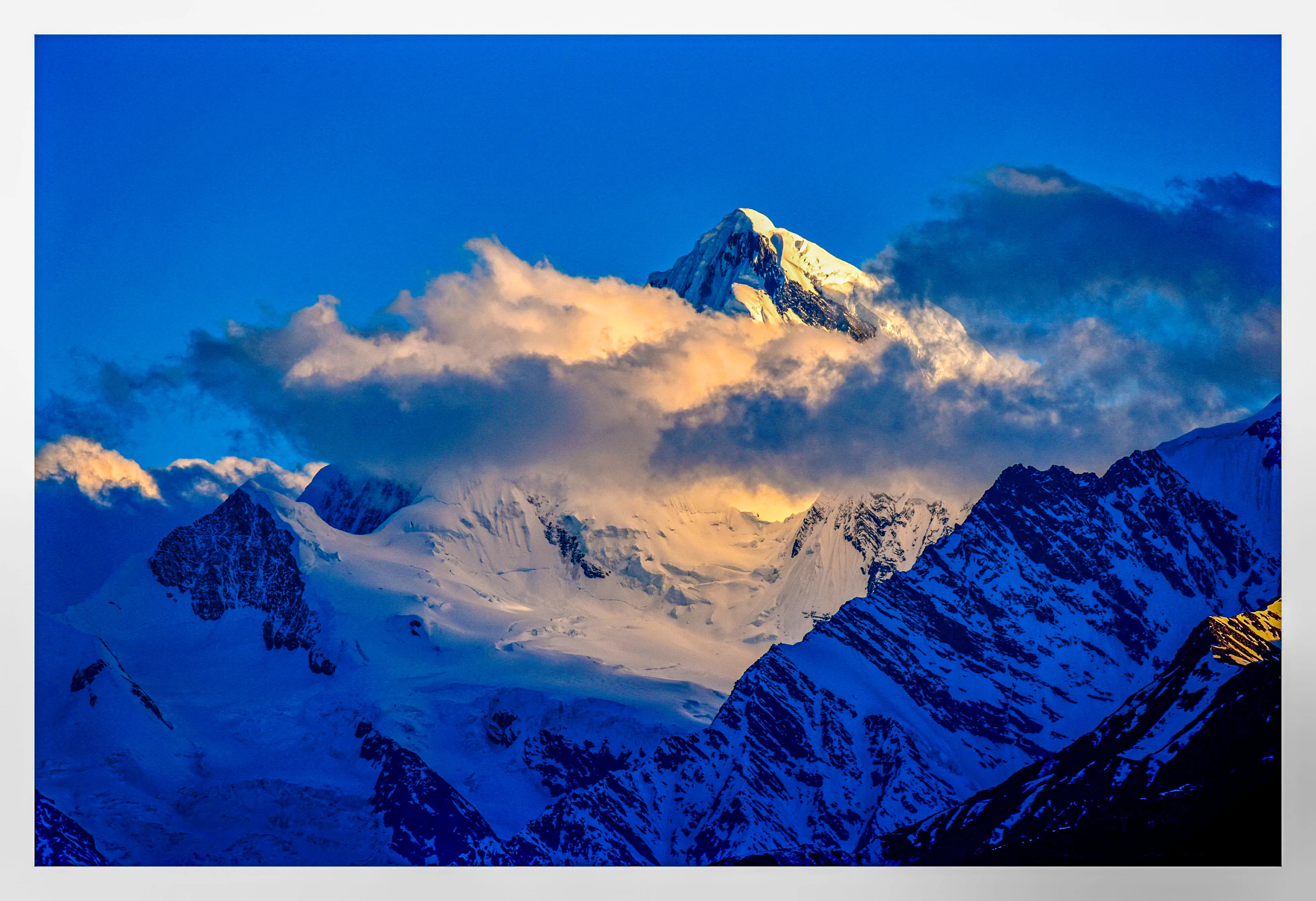 梅里雪山之落日余晖